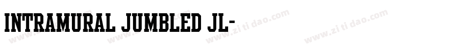 Intramural Jumbled JL字体转换